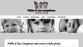 What 1001comptines.fr website looked like in 2020 (4 years ago)