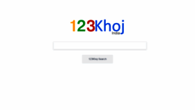 What 123khoj.com website looked like in 2020 (4 years ago)