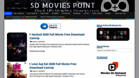 What 1sdmoviespoint.com website looked like in 2020 (4 years ago)