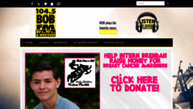 What 1045bobfm.com website looked like in 2020 (4 years ago)