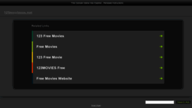 What 123moviesss.net website looked like in 2020 (4 years ago)
