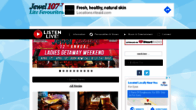 What 1077thejewel.com website looked like in 2020 (4 years ago)