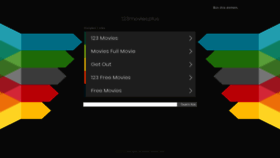 What 123movies.plus website looked like in 2020 (4 years ago)