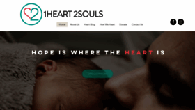 What 1heart2souls.org website looked like in 2020 (4 years ago)