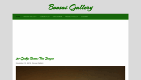 What 123bonsai.com website looked like in 2020 (4 years ago)