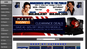 What 123dj.com website looked like in 2020 (4 years ago)