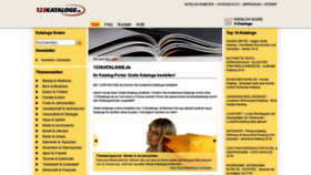 What 123kataloge.de website looked like in 2020 (4 years ago)
