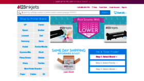 What 123inkjets.com website looked like in 2020 (4 years ago)