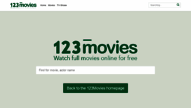 What 123movies.navy website looked like in 2020 (4 years ago)