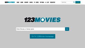 What 123movies123.io website looked like in 2020 (4 years ago)