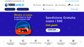 What 1000lenti.it website looked like in 2020 (4 years ago)