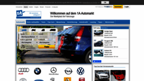 What 1a-automarkt.de website looked like in 2020 (3 years ago)