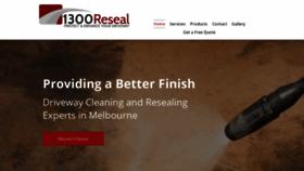 What 1300reseal.com.au website looked like in 2020 (4 years ago)