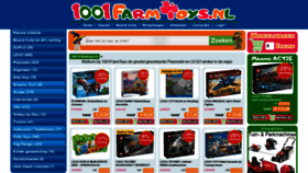 What 1001farmtoys.nl website looked like in 2020 (3 years ago)