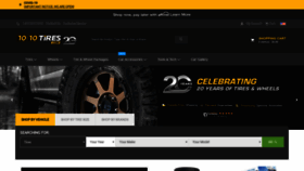 What 1010tires.com website looked like in 2020 (3 years ago)