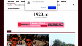What 1923.ro website looked like in 2020 (4 years ago)