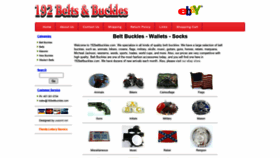 What 192beltbuckles.com website looked like in 2020 (3 years ago)
