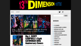 What 13thdimension.com website looked like in 2020 (3 years ago)