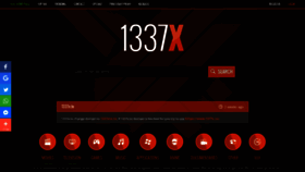 What 1337xto.to website looked like in 2020 (3 years ago)