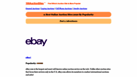 What 100auctionsites.com website looked like in 2020 (3 years ago)