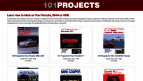 What 101projects.com website looked like in 2020 (3 years ago)