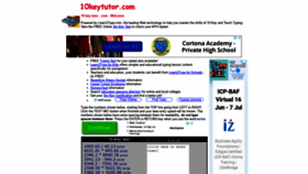 What 10keytutor.com website looked like in 2020 (3 years ago)