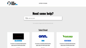 What 1800customersupport.com website looked like in 2020 (3 years ago)