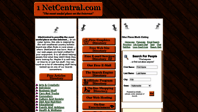 What 1netcentral.com website looked like in 2020 (3 years ago)