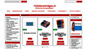 What 112inktcartridges.nl website looked like in 2020 (3 years ago)