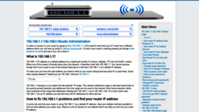 What 192-168-1.org website looked like in 2020 (3 years ago)