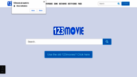 What 123movie.uk website looked like in 2020 (3 years ago)