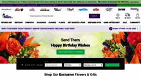 What 1-800-flowers.com website looked like in 2020 (3 years ago)
