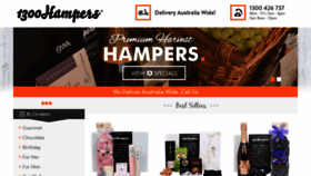 What 1300hampers.com.au website looked like in 2020 (3 years ago)
