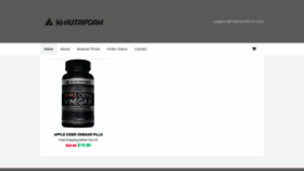 What 10xnutriform.com website looked like in 2020 (3 years ago)