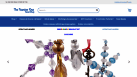 What 1beadshop.com website looked like in 2020 (3 years ago)