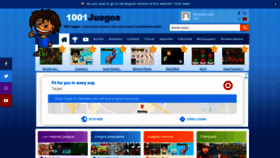 What 1001juegos.com.mx website looked like in 2020 (3 years ago)