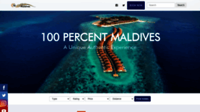What 100percentmaldives.com website looked like in 2020 (3 years ago)