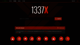 What 1337x.be website looked like in 2020 (3 years ago)