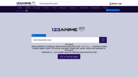 What 123animes.ru website looked like in 2020 (5 years ago)