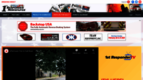 What 1strespondernews.com website looked like in 2020 (4 years ago)