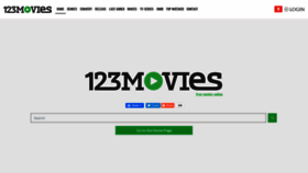 What 123movies.tube website looked like in 2020 (3 years ago)