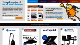 What 1dagskoopjes.nl website looked like in 2020 (3 years ago)