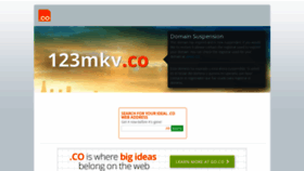 What 123mkv.co website looked like in 2020 (3 years ago)