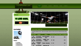 What 11livefootball.com website looked like in 2020 (3 years ago)