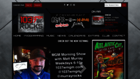 What 1037wmgm.com website looked like in 2020 (3 years ago)
