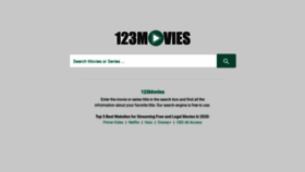 What 123movies-en.org website looked like in 2020 (3 years ago)