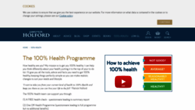 What 100health.com website looked like in 2020 (3 years ago)