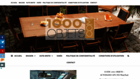 What 1001objets.com website looked like in 2020 (3 years ago)