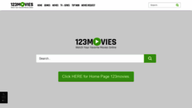 What 123movies.mobi website looked like in 2020 (3 years ago)