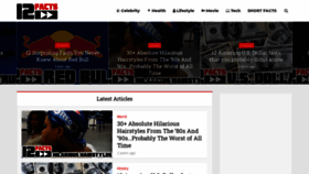 What 12facts.com website looked like in 2020 (5 years ago)